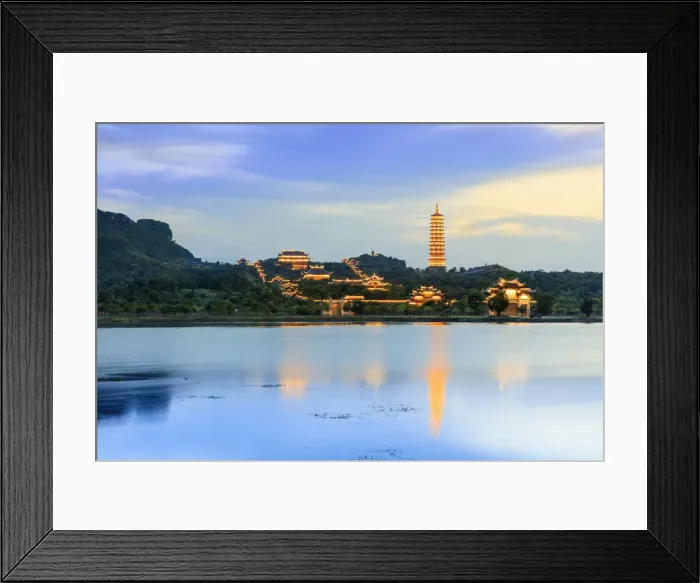 Framed Print : Asia, South East Asia, Vietnam, Ninh Binh, Gia Sinh, Bai Dinh a modern Mahayana Buddhist Framed Print : Asia, South East Asia, Vietnam, Ninh Binh, Gia Sinh, Bai Dinh a modern Mahayana Buddhist