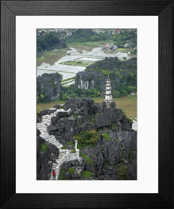 Framed Print : Asia, South East Asia, Vietnam, Ninh Binh, 15th Century Bich Dong pagoda near Tam Coc Framed Print : Asia, South East Asia, Vietnam, Ninh Binh, 15th Century Bich Dong pagoda near Tam Coc