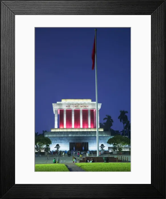 Framed Print : Ho Chi Minhs Mausoleum at dusk, Hanoi, Vietnam Framed Print : Ho Chi Minhs Mausoleum at dusk, Hanoi, Vietnam