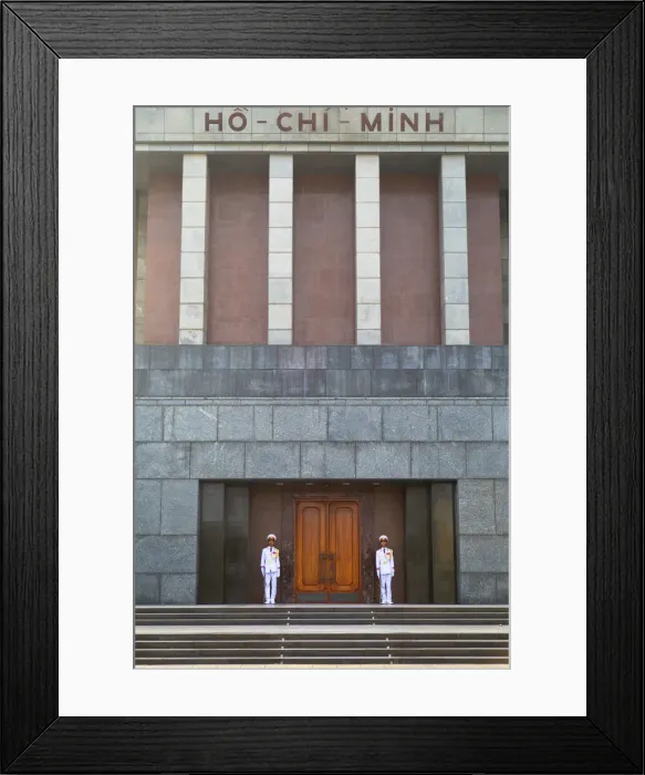 Framed Print : Guards outside Ho Chi Minhs Mausoleum, Hanoi, Vietnam Framed Print : Guards outside Ho Chi Minhs Mausoleum, Hanoi, Vietnam