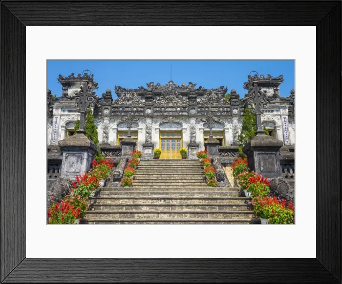 Framed Print : Tomb of Khai Dinh (Lang Khai Dinh), Huong Thuy District, Thua Thien-Hue Province, Vietnam