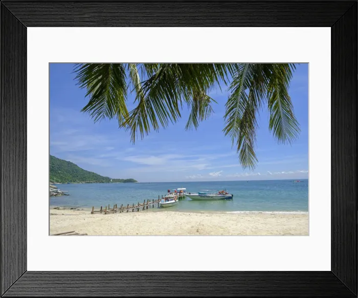 Framed Print : Asia, South East Asia, Vietnam; Hoi An, Cham Island, a pristine beach on Cham Island Framed Print : Asia, South East Asia, Vietnam; Hoi An, Cham Island, a pristine beach on Cham Island