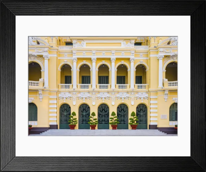 Framed Print : Colonial facade of Ho Chi Minh City Hall (Ho Chi Minh City Peoples Committee) Framed Print : Colonial facade of Ho Chi Minh City Hall (Ho Chi Minh City Peoples Committee)