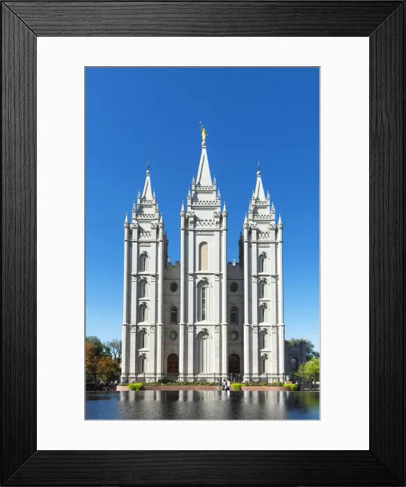 Framed Print : The Church of Jesus Christ of Latter-day Saints, Salt Lake City, Utah, USA
