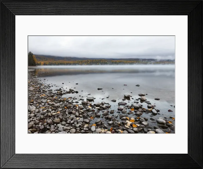 Framed Print : Autumn colours on Lake McDonald, Glacier National Park, Montana, USA Framed Print : Autumn colours on Lake McDonald, Glacier National Park, Montana, USA