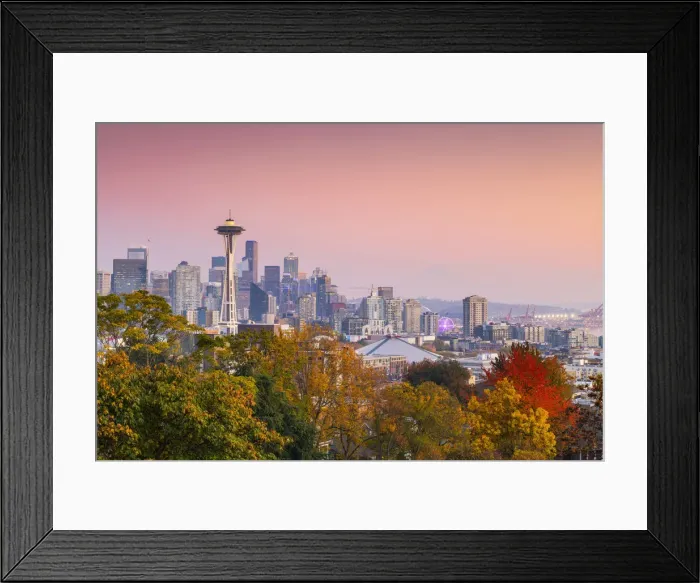Framed Print : View of Seattle from Kerry Park, Saettle Washington, USA Framed Print : View of Seattle from Kerry Park, Saettle Washington, USA