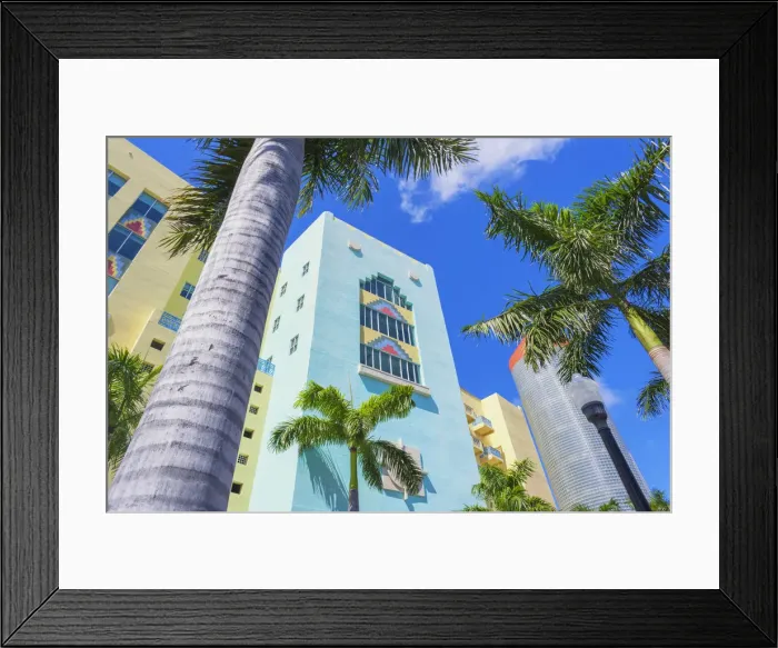 Framed Print : Art Deco District, Miami beach, Miami, Florida, USA Framed Print : Art Deco District, Miami beach, Miami, Florida, USA