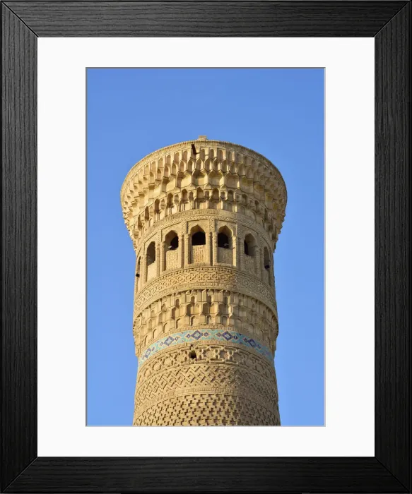 Framed Print : Kalon minaret. Bukhara, a UNESCO World Heritage Site. Uzbekistan Framed Print : Kalon minaret. Bukhara, a UNESCO World Heritage Site. Uzbekistan