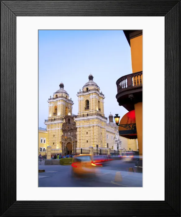 Framed Print : Peru, Lima, San Francisco Monastery And Church, Iglesia de San Francisco, UNESCO World Framed Print : Peru, Lima, San Francisco Monastery And Church, Iglesia de San Francisco, UNESCO World