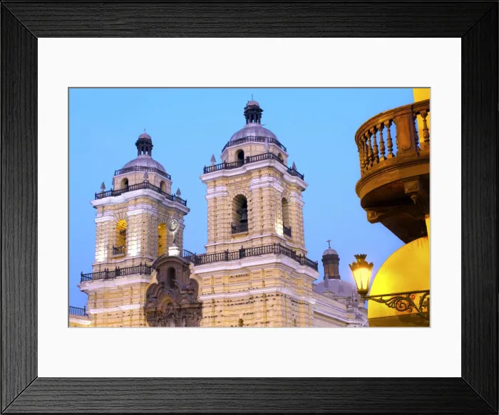 Framed Print : Peru, Lima, San Francisco Monastery And Church, Iglesia de San Francisco, UNESCO World Framed Print : Peru, Lima, San Francisco Monastery And Church, Iglesia de San Francisco, UNESCO World