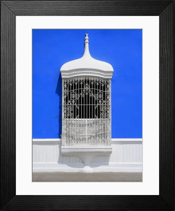 Framed Print : Colonial buildings, Plaza de Armaz, Trujillo, Peru Framed Print : Colonial buildings, Plaza de Armaz, Trujillo, Peru