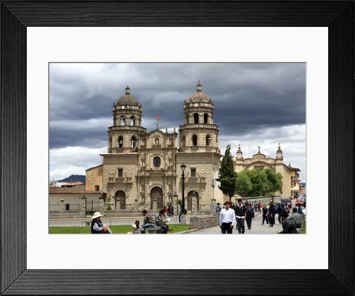 Framed Print : San Francisco church (1779), Cajamarca, Peru Framed Print : San Francisco church (1779), Cajamarca, Peru