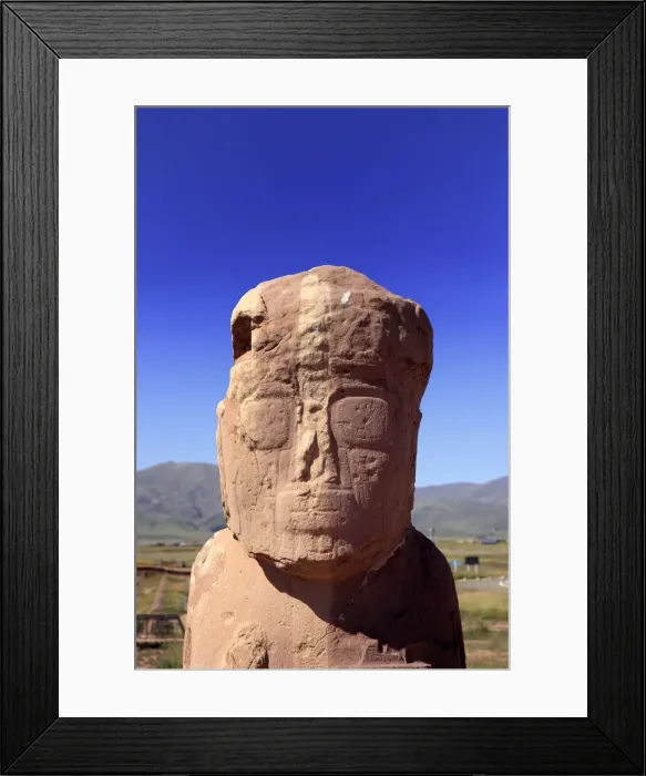 Framed Print : Tiwanaku, Pre-Columbian archaeological site, Peru