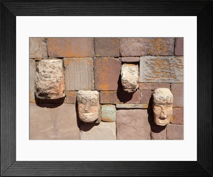 Framed Print : Tiwanaku, Pre-Columbian archaeological site, Peru Framed Print : Tiwanaku, Pre-Columbian archaeological site, Peru