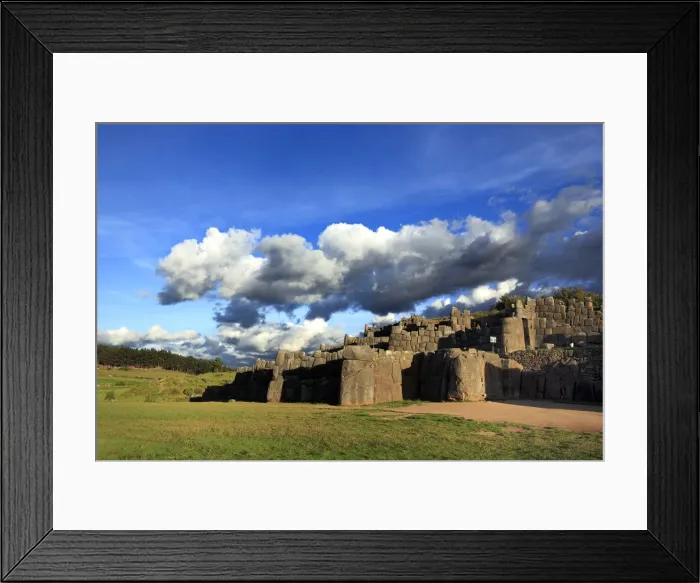 Framed Print : Sacsayahuaman archaeological site, Cuzco, Peru Framed Print : Sacsayahuaman archaeological site, Cuzco, Peru