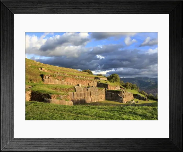 Framed Print : Sacsayahuaman archaeological site, Cuzco, Peru Framed Print : Sacsayahuaman archaeological site, Cuzco, Peru