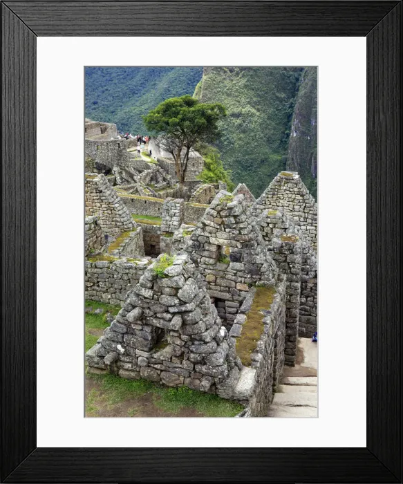 Framed Print : Machu Picchu archaeological site, Cuzco, Peru Framed Print : Machu Picchu archaeological site, Cuzco, Peru