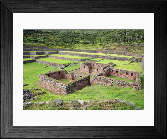 Framed Print : Tipon archaeological site, Cuzco, Peru Framed Print : Tipon archaeological site, Cuzco, Peru