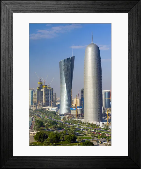 Framed Print : Qatar, Doha, Corniche Framed Print : Qatar, Doha, Corniche