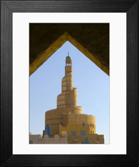 Framed Print : Qatar, Doha, Qatar Islamic Cultural Centre mosque from Souq Waqif Framed Print : Qatar, Doha, Qatar Islamic Cultural Centre mosque from Souq Waqif