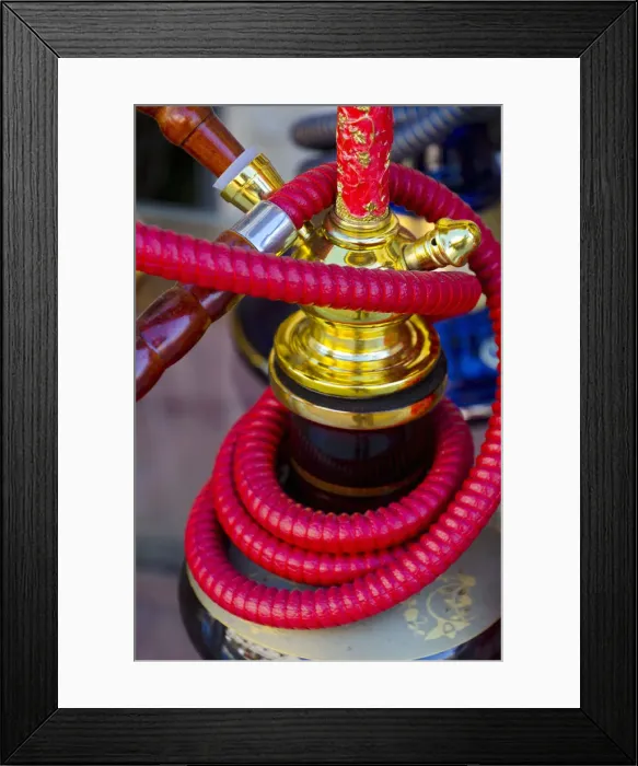 Framed Print : Qatar, Doha, Souq Waqif, Sheesha (water pipe) Framed Print : Qatar, Doha, Souq Waqif, Sheesha (water pipe)