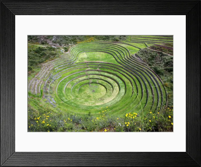 Framed Print : Moray, archaeological site, Cuzco, Peru Framed Print : Moray, archaeological site, Cuzco, Peru