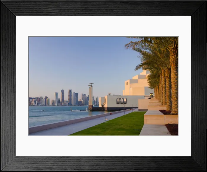 Framed Print : Qatar, Doha, Doha Skyline, Al Bidda Tower, Palm Tower West, Burj Qatar and Tornado Framed Print : Qatar, Doha, Doha Skyline, Al Bidda Tower, Palm Tower West, Burj Qatar and Tornado
