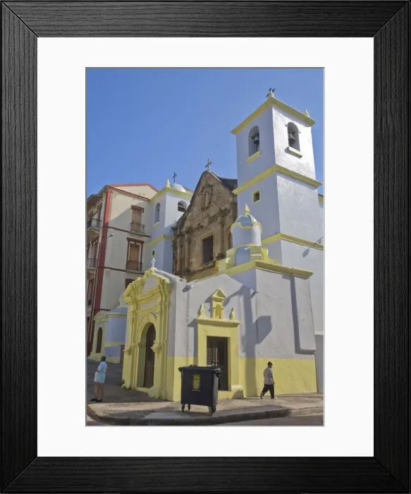 Framed Print : Panama, Panama City, Casco Viejo (San Felipe), La Merced Church Framed Print : Panama, Panama City, Casco Viejo (San Felipe), La Merced Church