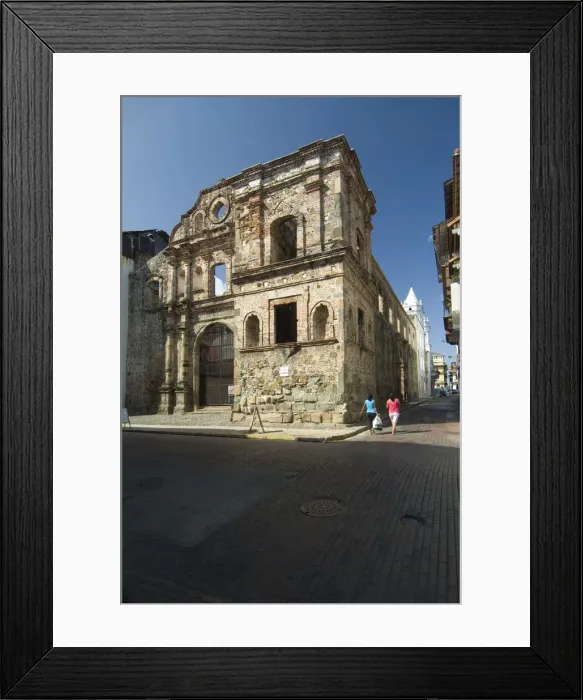 Framed Print : Panama, Panama City, Iglesia de San Ignacio de la Compania de Jesus, Casco Viejo Framed Print : Panama, Panama City, Iglesia de San Ignacio de la Compania de Jesus, Casco Viejo