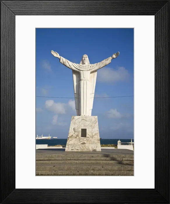 Framed Print : Panama, Colon, Statue of Christ Framed Print : Panama, Colon, Statue of Christ
