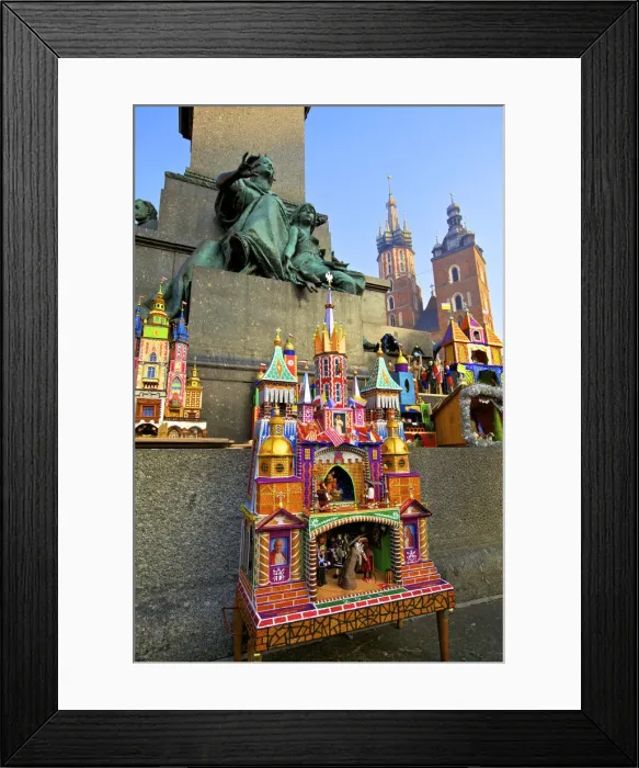 Framed Print : Traditional Christmas Crib Festival, Krakow, Poland, Europe Framed Print : Traditional Christmas Crib Festival, Krakow, Poland, Europe