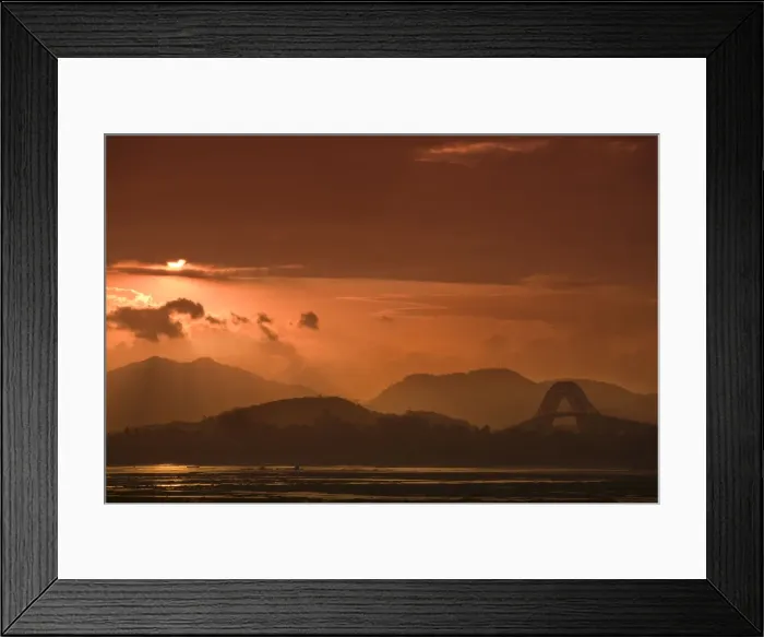 Framed Print : Panama, Panama City, Casco Viejo, View from Las Bovedas looking across to the Bridge Framed Print : Panama, Panama City, Casco Viejo, View from Las Bovedas looking across to the Bridge