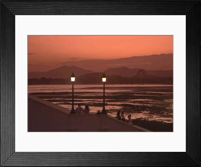 Framed Print : Panama, Panama City, Casco Viejo (San Felipe), view from Las Bovedas to Bridge of Framed Print : Panama, Panama City, Casco Viejo (San Felipe), view from Las Bovedas to Bridge of