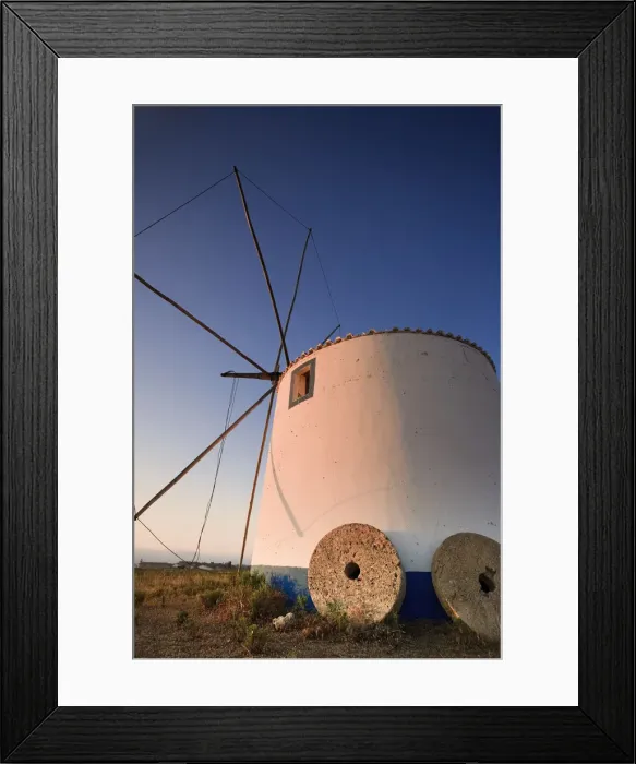 Framed Print : Old Windmill, Aljezur, Parque Natural do SW Alentejano e Costa Vicentina, Algarve Framed Print : Old Windmill, Aljezur, Parque Natural do SW Alentejano e Costa Vicentina, Algarve