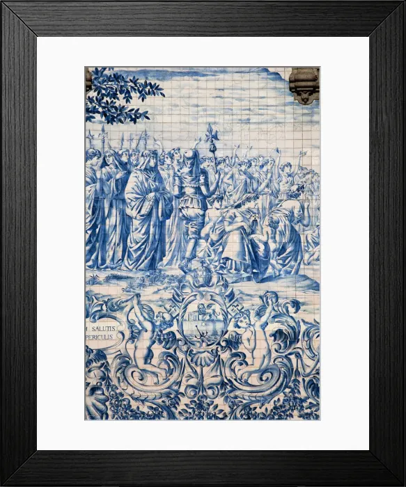 Framed Print : Ingreja do Carmo, Porto Old Town (UNESCO World Heritage), Portugal