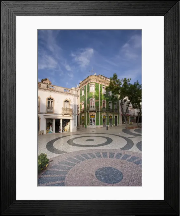 Framed Print : Praca Louis de Camoes, Lagos, Algarve, Portugal Framed Print : Praca Louis de Camoes, Lagos, Algarve, Portugal