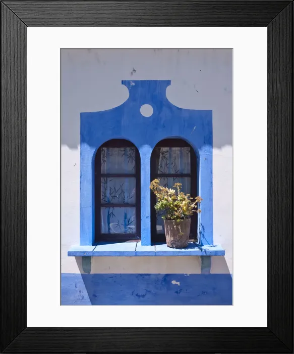 Framed Print : Window detail, Alte village, Algarve, Portugal Framed Print : Window detail, Alte village, Algarve, Portugal