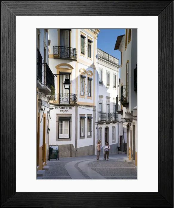 Framed Print : Old Town of Evora (UNESCO World Heritage), Alentejo, Portugal Framed Print : Old Town of Evora (UNESCO World Heritage), Alentejo, Portugal