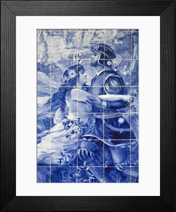 Framed Print : Azulejos (traditional painted tiles), Bucaco Palace Hotel, Bucaco National Forest Framed Print : Azulejos (traditional painted tiles), Bucaco Palace Hotel, Bucaco National Forest