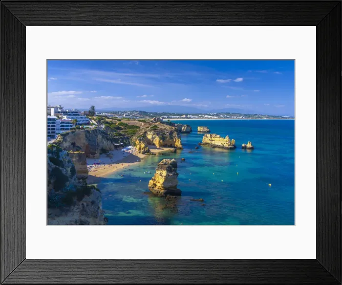 Framed Print : Portugal, Algarve, Lagos, Dona Ana Beach (Praia Dona Ana) Framed Print : Portugal, Algarve, Lagos, Dona Ana Beach (Praia Dona Ana)