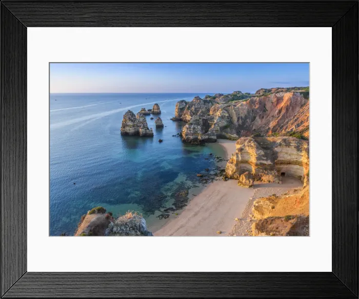 Framed Print : Portugal, Algarve, Lagos, overlooking Camilo Beach (Praia do Camilo) Framed Print : Portugal, Algarve, Lagos, overlooking Camilo Beach (Praia do Camilo)