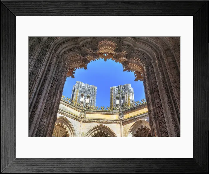 Framed Print : Unfinished chapels, Batalha monastery (Mosteiro da Batalha), Batalha, Portugal Framed Print : Unfinished chapels, Batalha monastery (Mosteiro da Batalha), Batalha, Portugal