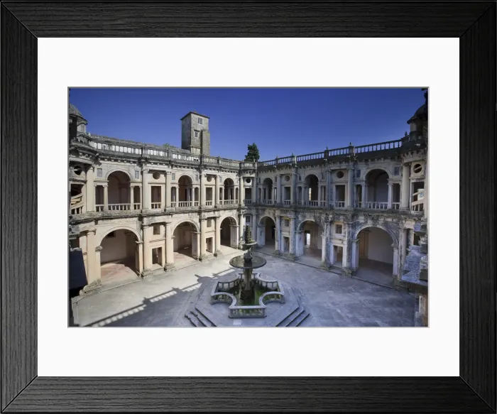 Framed Print : Main Cloister, Convento de Cristo (UNESCO world Heritage), Tomar, Ribatejo, Portugal Framed Print : Main Cloister, Convento de Cristo (UNESCO world Heritage), Tomar, Ribatejo, Portugal