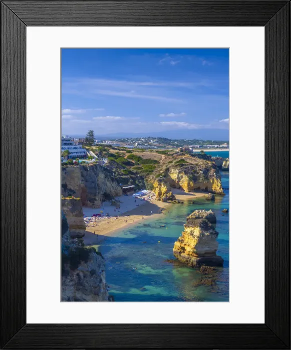 Framed Print : Portugal, Algarve, Lagos, Dona Ana Beach (Praia Dona Ana) Framed Print : Portugal, Algarve, Lagos, Dona Ana Beach (Praia Dona Ana)
