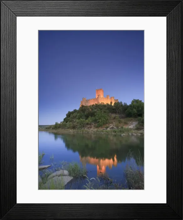 Framed Print : Almourol Castle, set on a island on Rio Tejo, Ribatejo Province, Portugal Framed Print : Almourol Castle, set on a island on Rio Tejo, Ribatejo Province, Portugal