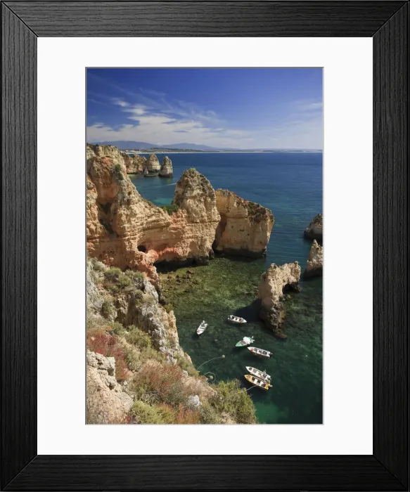 Framed Print : Ponta da Piedade, Lagos, Algarve, Portugal
