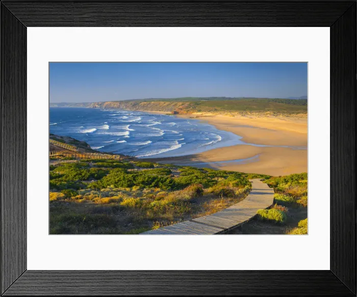 Framed Print : Portugal, Algarve, Parque Natural do Sudoeste Alentejano e Costa Vicentina, Carrapateira Framed Print : Portugal, Algarve, Parque Natural do Sudoeste Alentejano e Costa Vicentina, Carrapateira