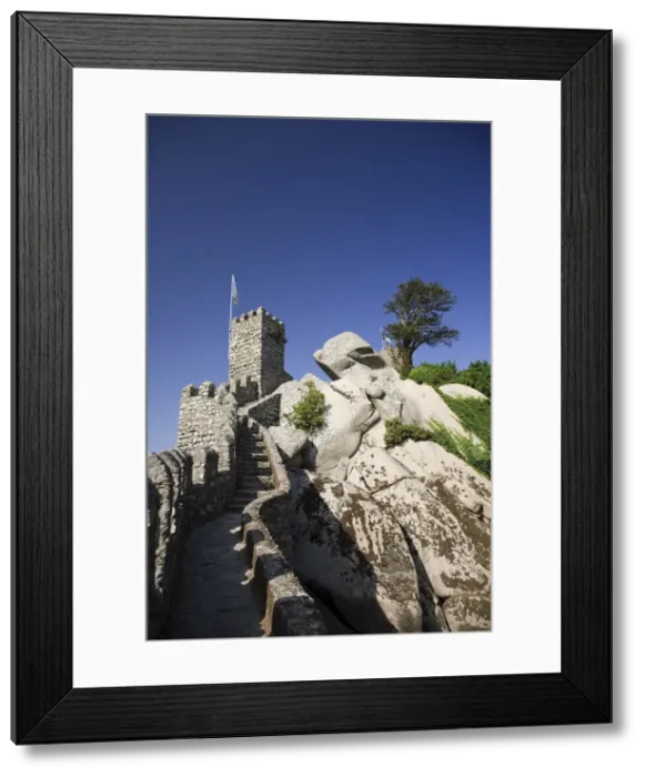 Framed Print : Castelo dos Mouros, Sintra (UNESCO World Heritage), Portugal