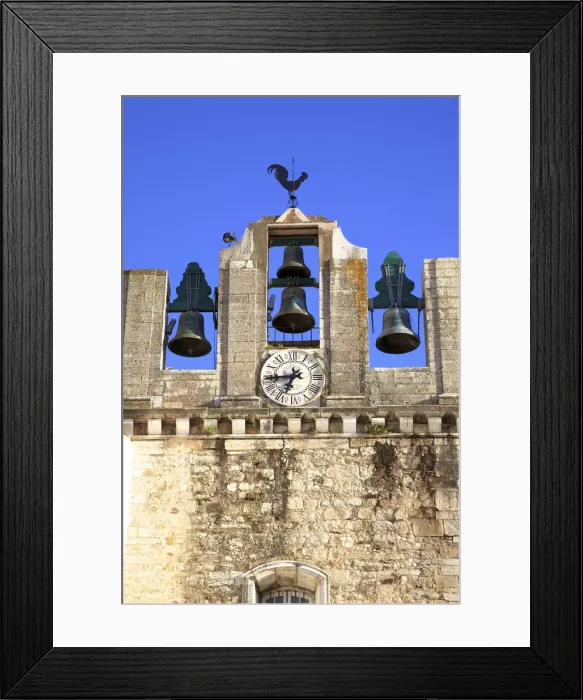 Framed Print : The Cathedral Bell Tower, Faro, Eastern Algarve, Algarve, Portugal, Europe
