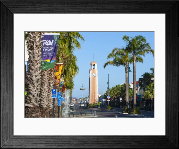 Framed Print : Gisborne City Clock Tower, Gisborne, East Cape, North Island, New Zealand Framed Print : Gisborne City Clock Tower, Gisborne, East Cape, North Island, New Zealand